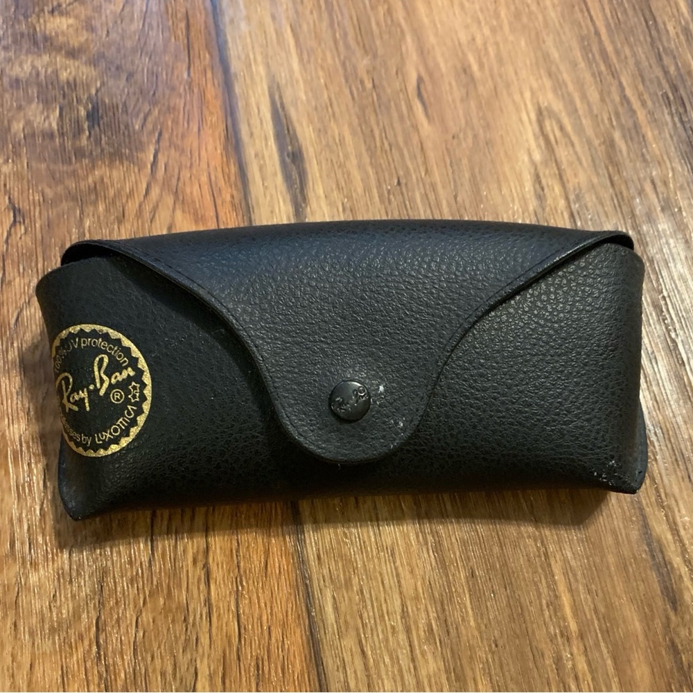 Ray-Ban Black & Gold Sunglasses Case